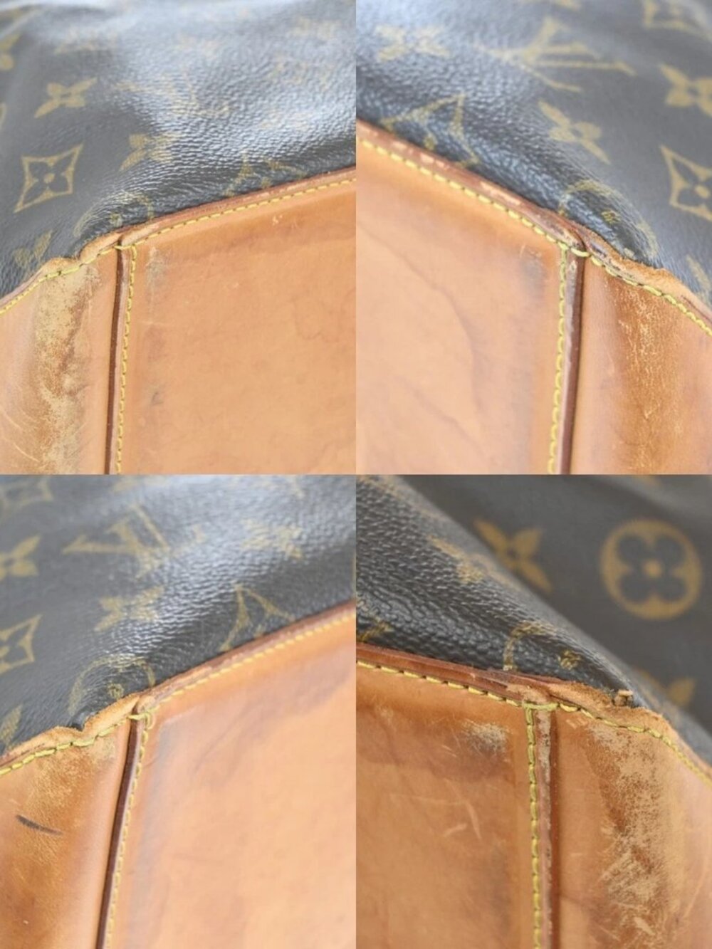 LOUIS VUITTON Cabas Mezzo Shoulder Bag Monogram Leather Brown M51151 82MA440 - Picture 7 of 16
